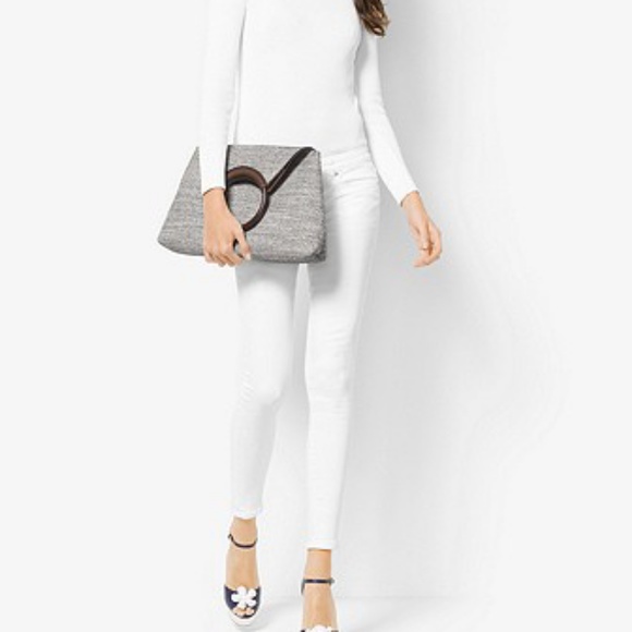 RARE Michael Kors Cooper Cotton Tote - Picture 3 of 4